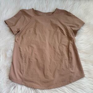 lululemon athletica Brown Short Sleeve Tee